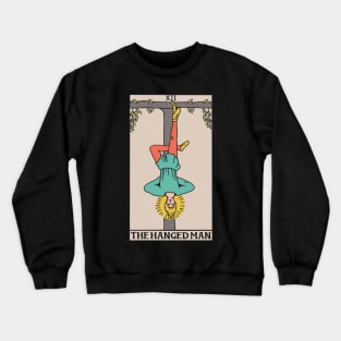 Hanged Man Tarot Card - Witchy Magic Crewneck Sweatshirt